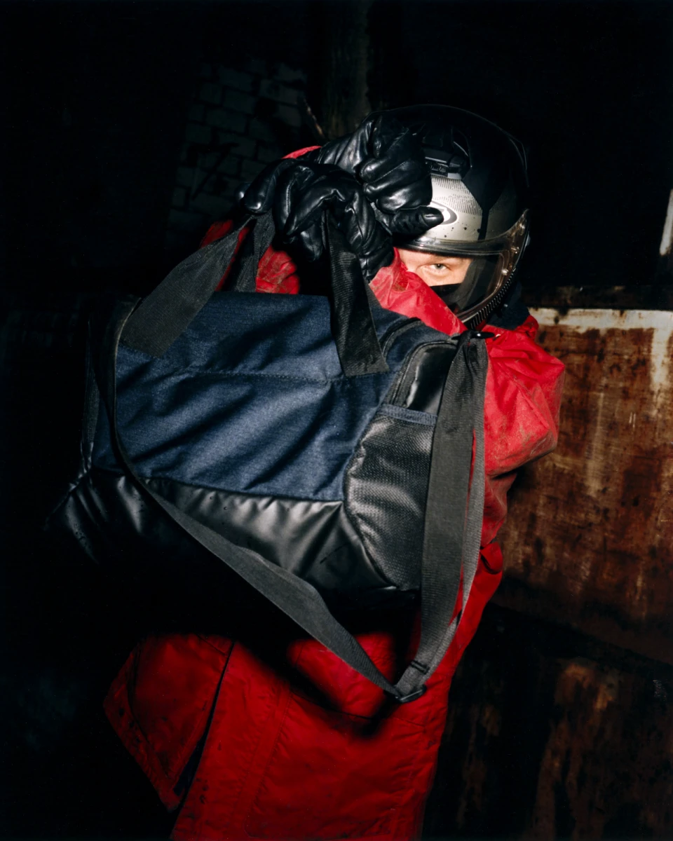 Bankrobber-Outfits for ZEIT Verbrechen